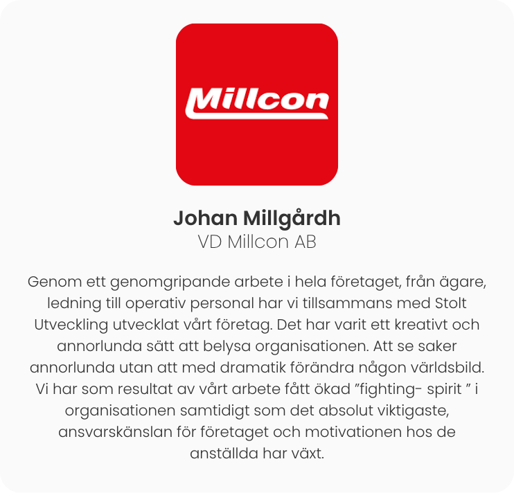 Stoltutveckling omdömen